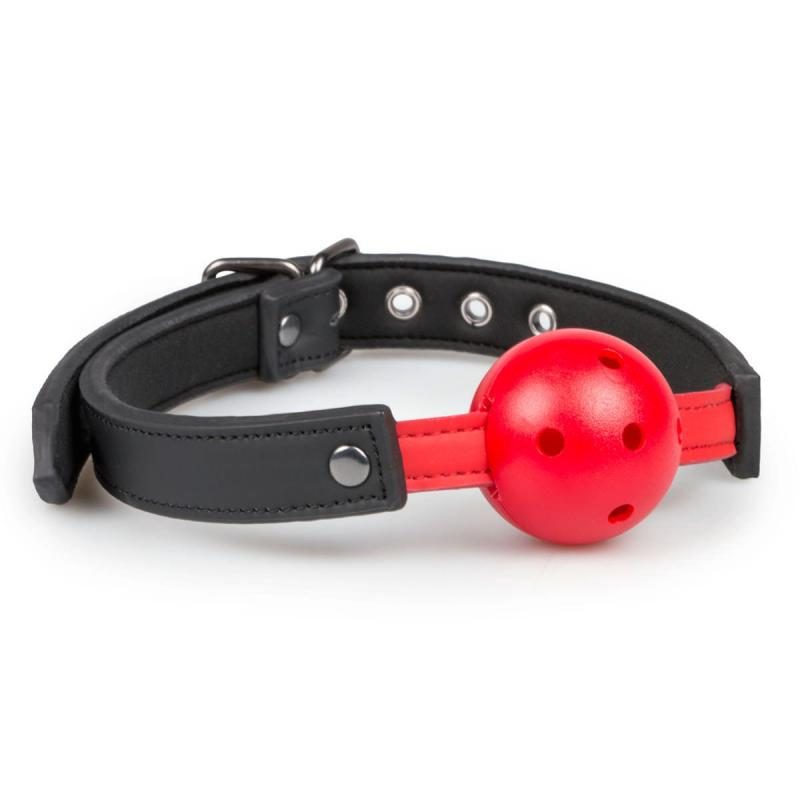 Easytoys Fetish - Ball gag met bal van PVC - Rot