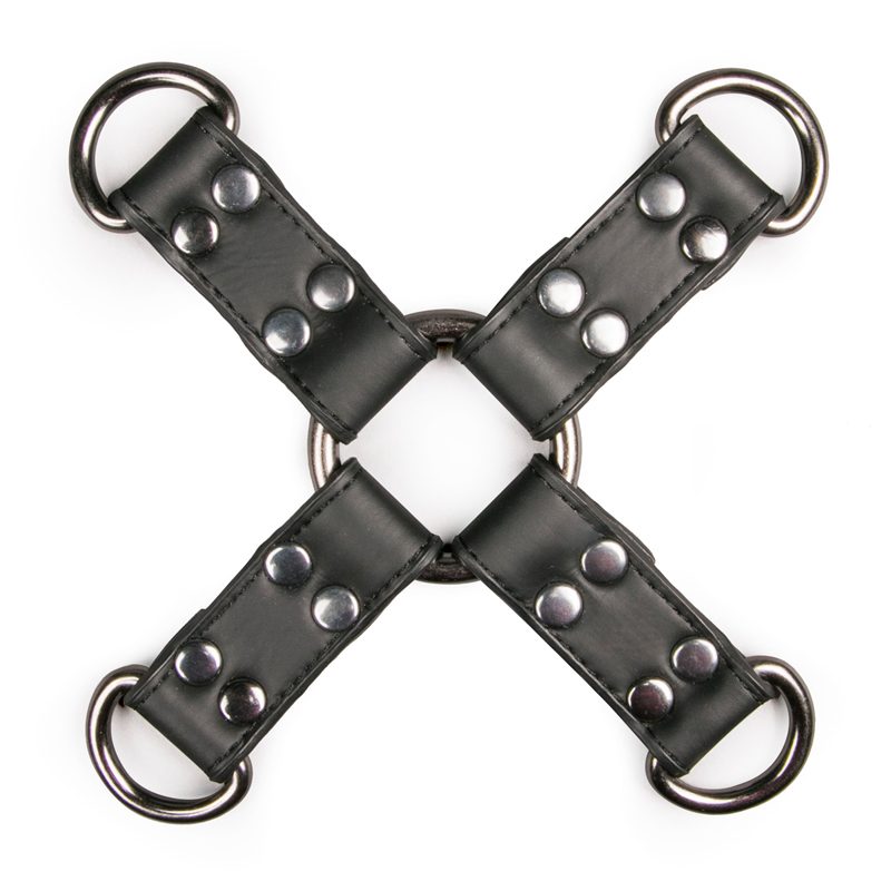 Easytoys Fetish - Schwarzer Hog-Tie aus Leder