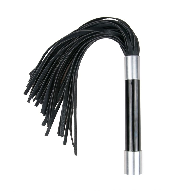 Easytoys Fetish - Riemenpeitsche mit Metallgriff