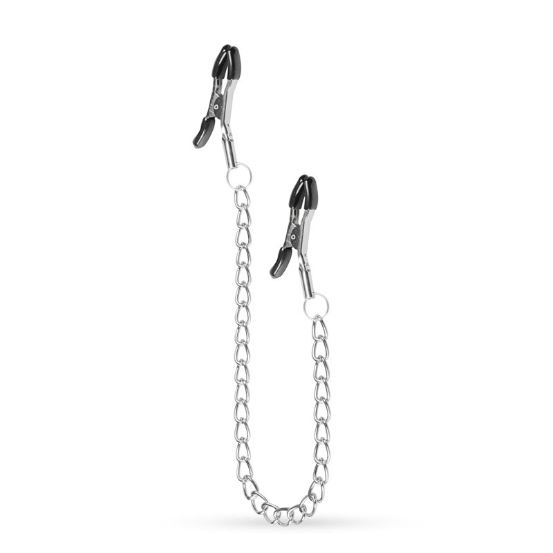 Easytoys Fetish - Klassische Nippelklemmen mit Kette