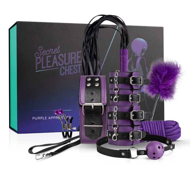 Secret Pleasure Chest X Bedroom fantasies - Kiste für geheime Vergnügen - Lila Lehrling