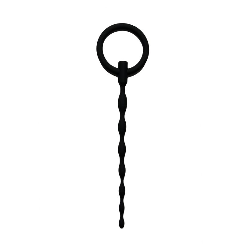 Penis-Plug mit Ring aus Silikon ? Schwarz