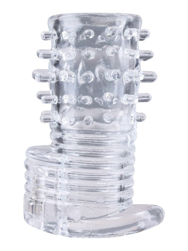 Size Matters - Clear Sensations Vibrierende Penishülle - Transparent