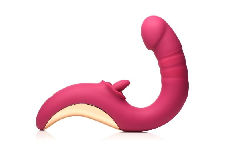 XR Brands »Tease & Please« leckender und stoßender Vibrator