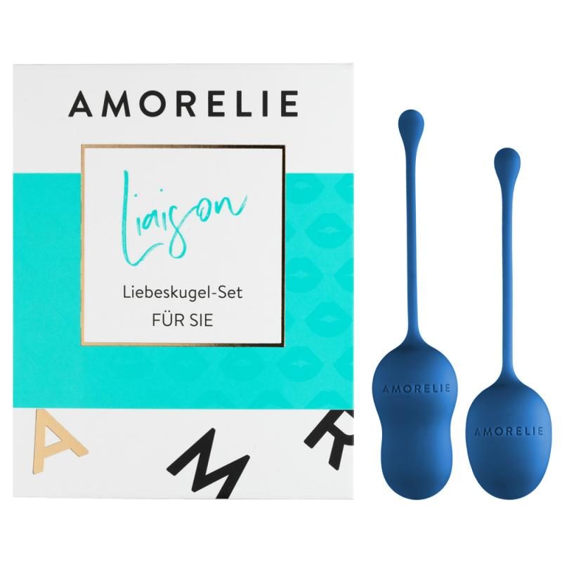 AMORELIE Originals »Liaison 2.0« Blau Liebeskugel-Set