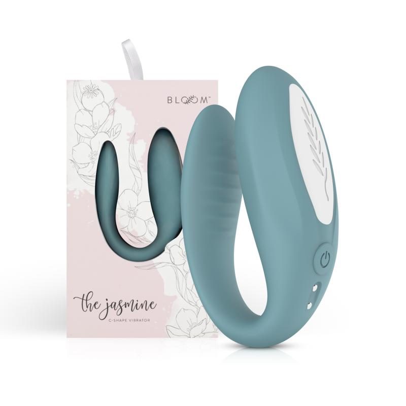 Bloom - The Jasmine C-förmiger Vibrator - Swipe-Technologie