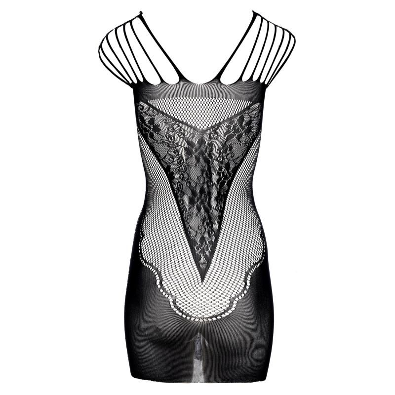 Christine - Glitzerndes Kleid - Schwarz