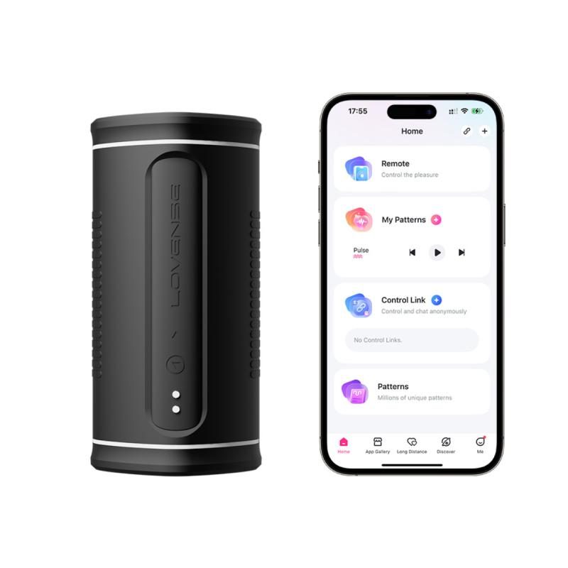 Lovense - Automatischer Masturbator Mit App - Schwarz