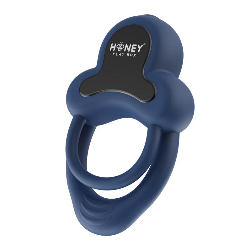 HoneyPlayBox - Anello-App-gesteuerter vibrierender doppelter Cockring