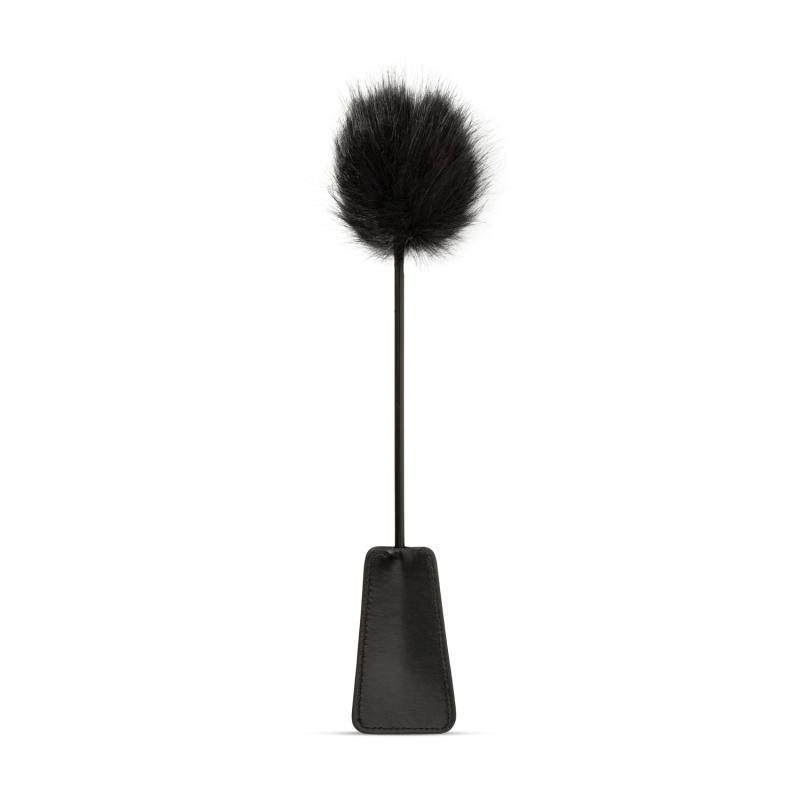 Easytoys Fetish - Flauschiger Kitzler und Peitsche in einem - Schwarz