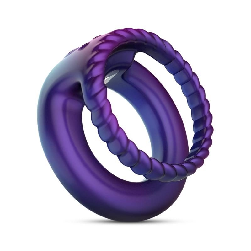 Hueman - Jupiter Vibrierender Cockring - Lila