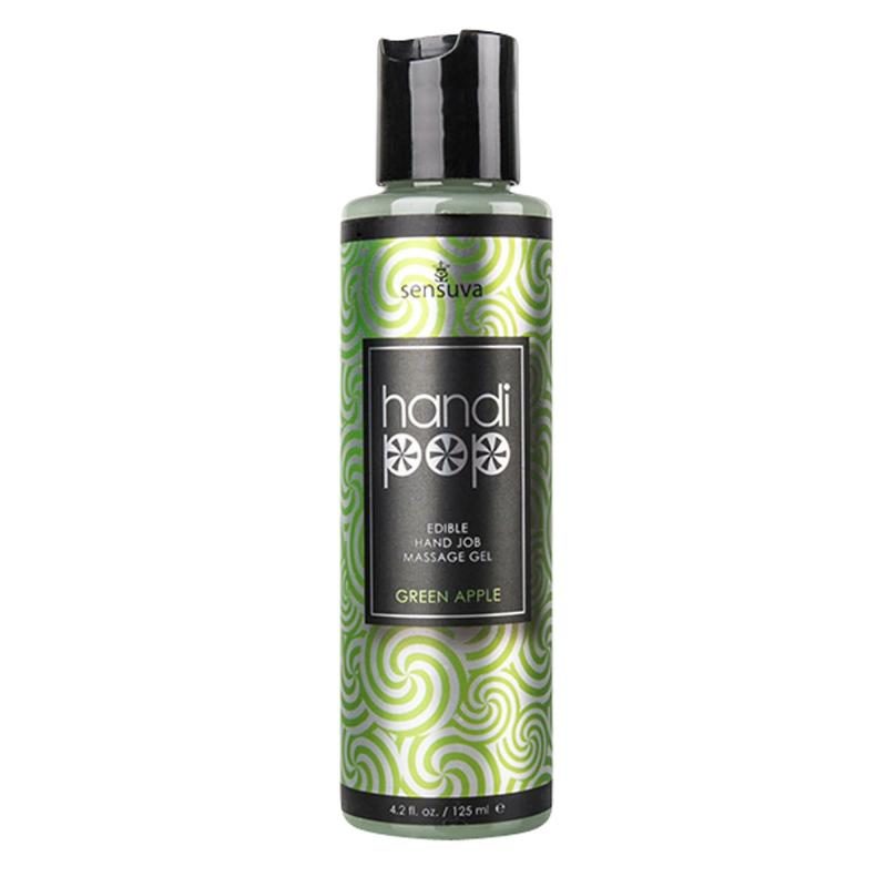 Sensuva - Handipop Handjob Massagegel Grüner Apfel - 125 ml