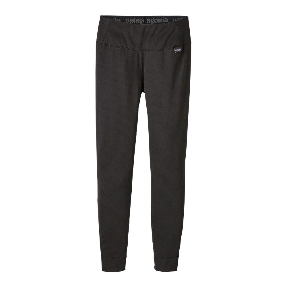 Patagonia W's Capilene Midweight Bottoms Black - Funktionsunterwäsche