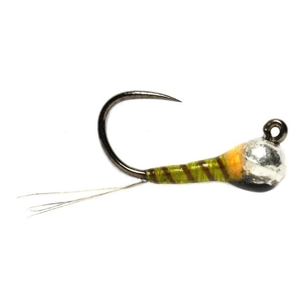 Fulling Mill Perdigon Olive Hot Spot Jig o.W. - Nymphe