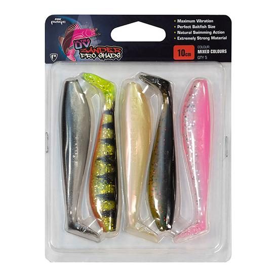 FOX Rage Zander Pro Shad Ultra UV Mixed Colours - Gummiköder