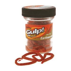 Berkley Gulp Earthworm red