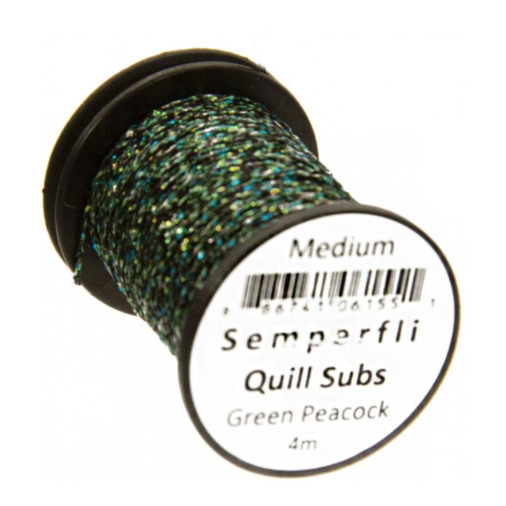 Semperfli Quill Subs - Green Peacock