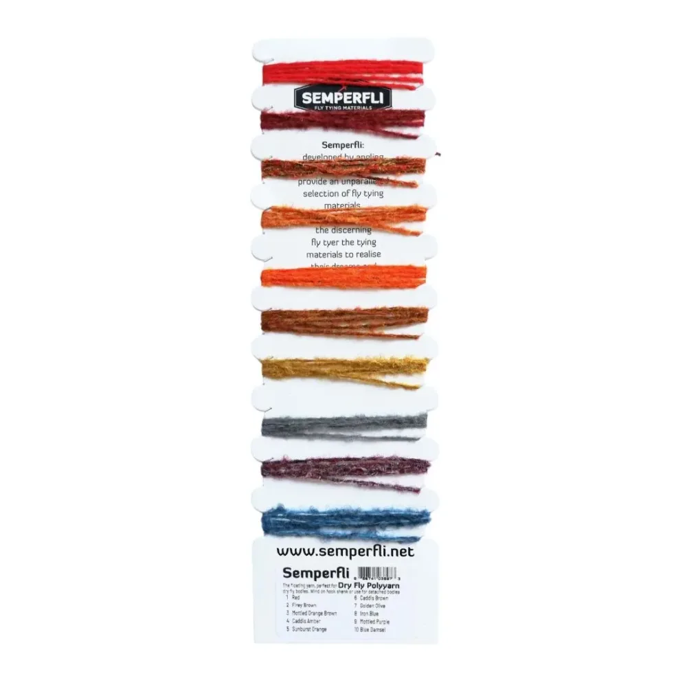 Semperfli Dry Fly Polyyarn Multicard