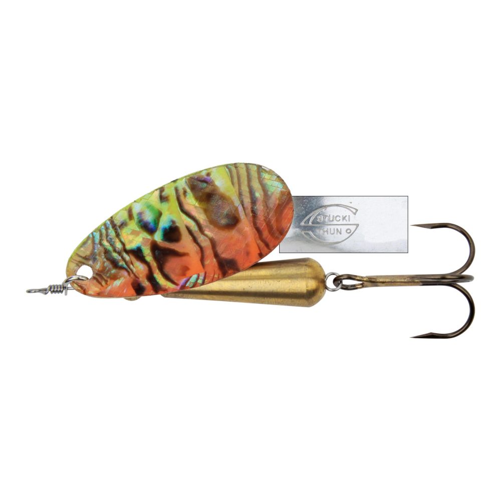 Stucki Fishing Brauen Pearl II Natur-Orange - ohne Widerhaken - Spinner