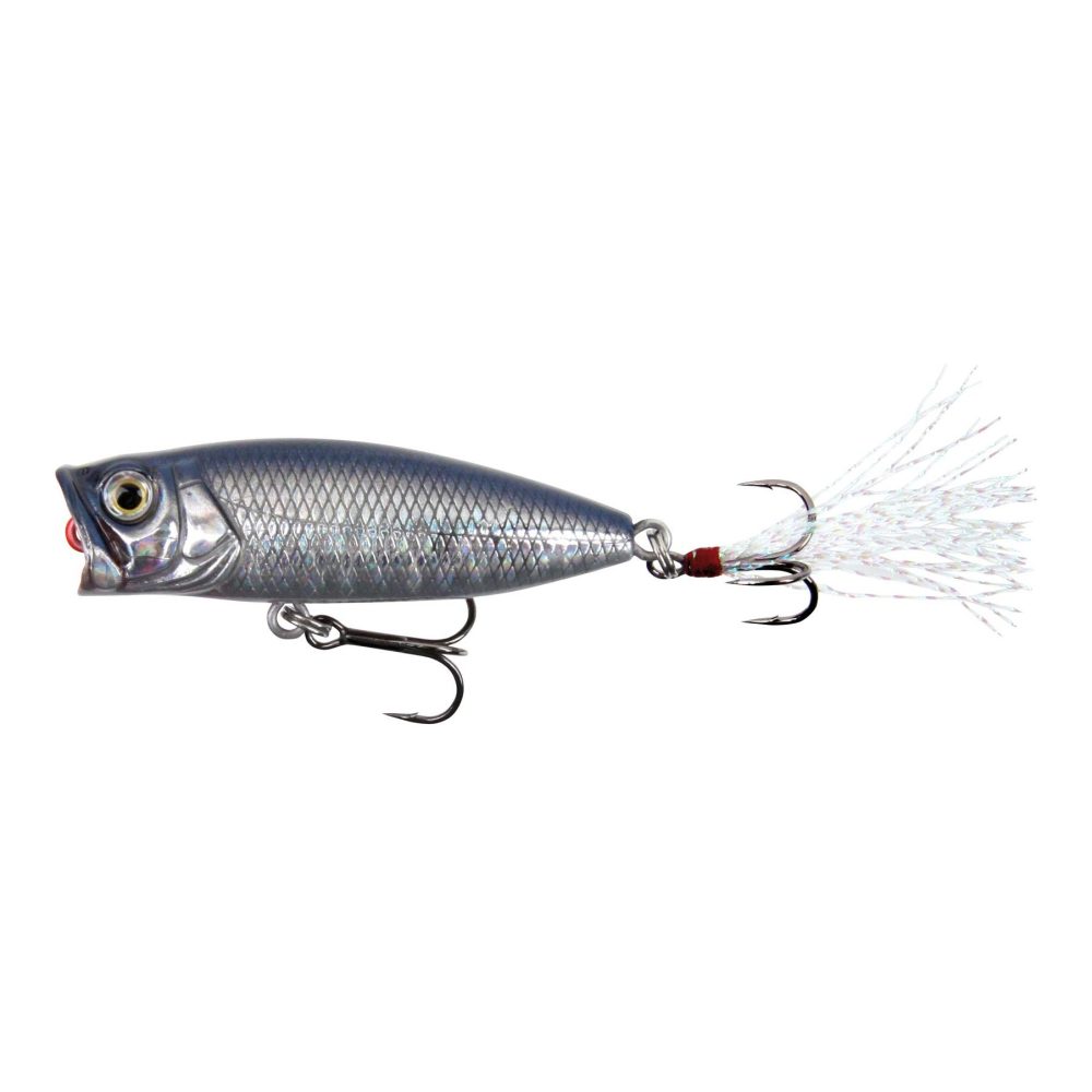 Stucki Fishing Fanatics Bubble Black Silver - Popper