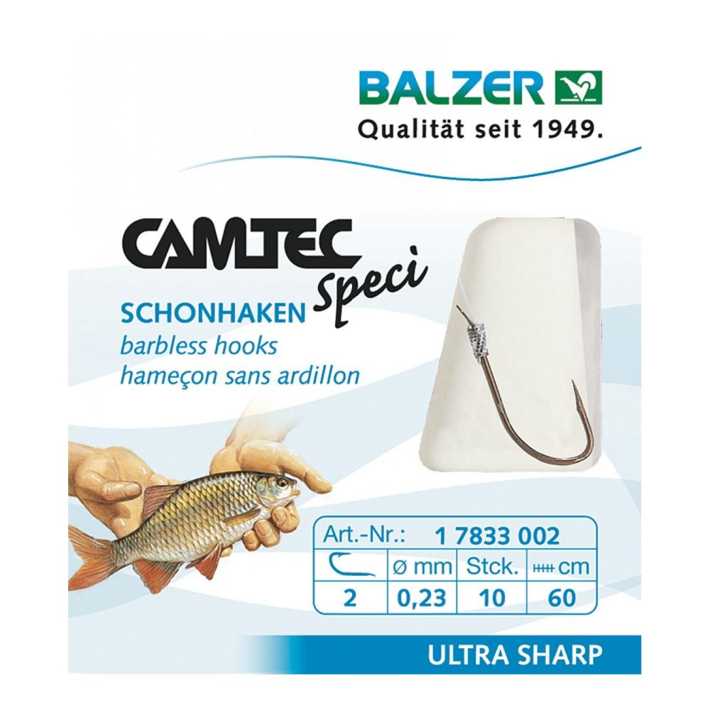 Balzer Camtec Speci Schonhaken ohne Widerhaken