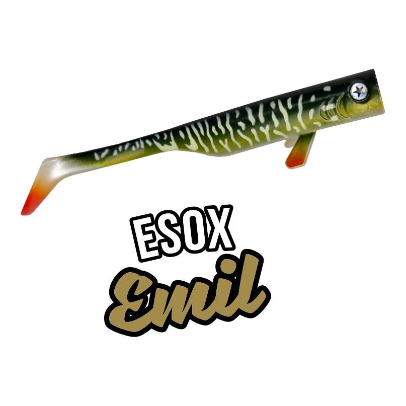 LMAB Drunk Bait Esox Emil 16cm - Gummiköder