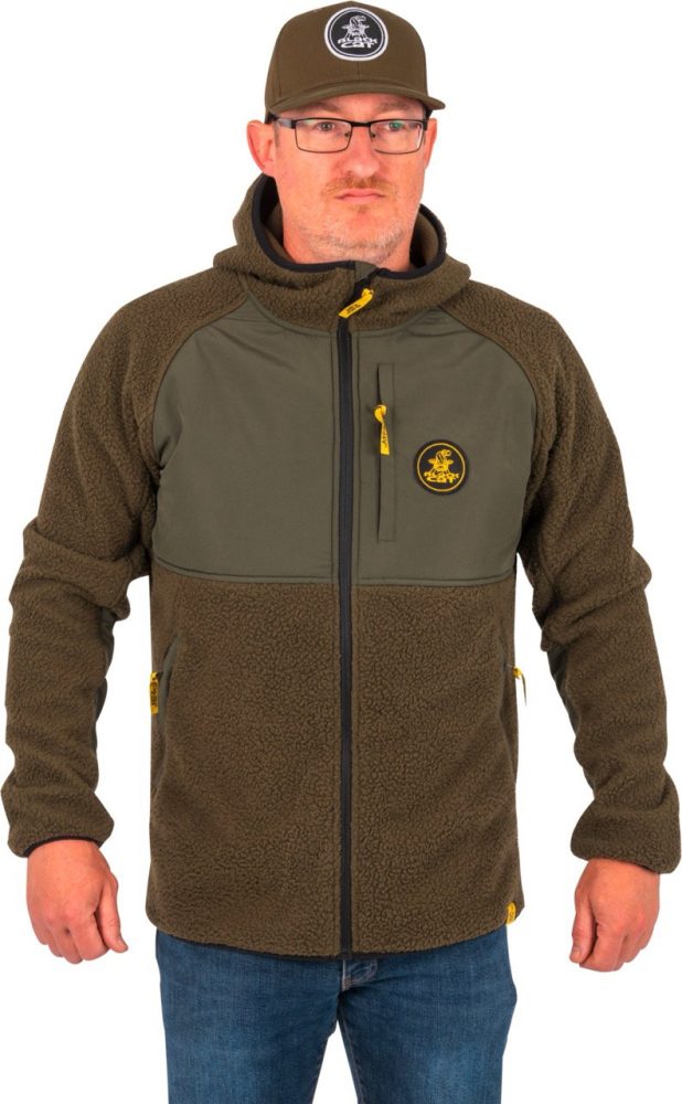 Black Cat Polar Fleece - Angel-Kapuzenpullover