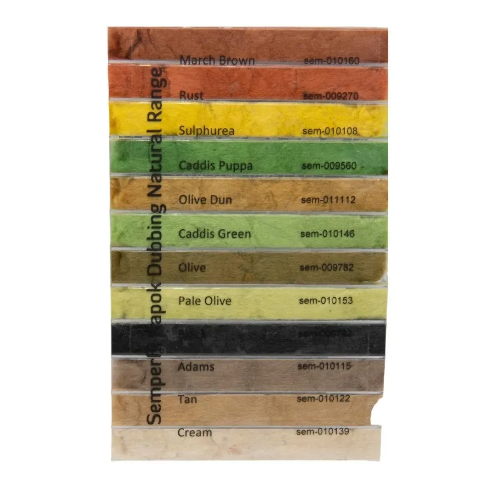 Semperfli Kapok Dubbing Dispenser Naturals
