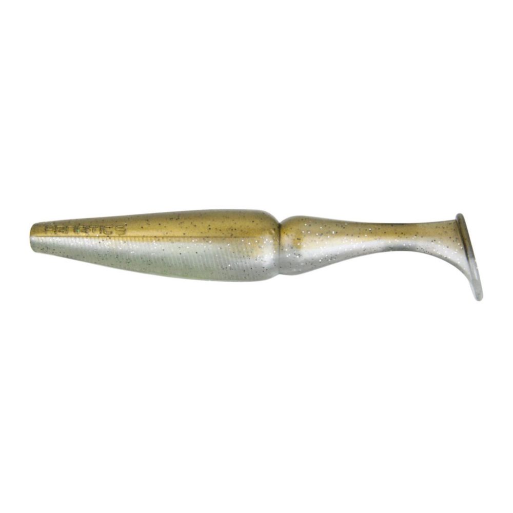 Stucki Fishing Fanatics Big Intense Shad Vegas Gold - Gummiköder