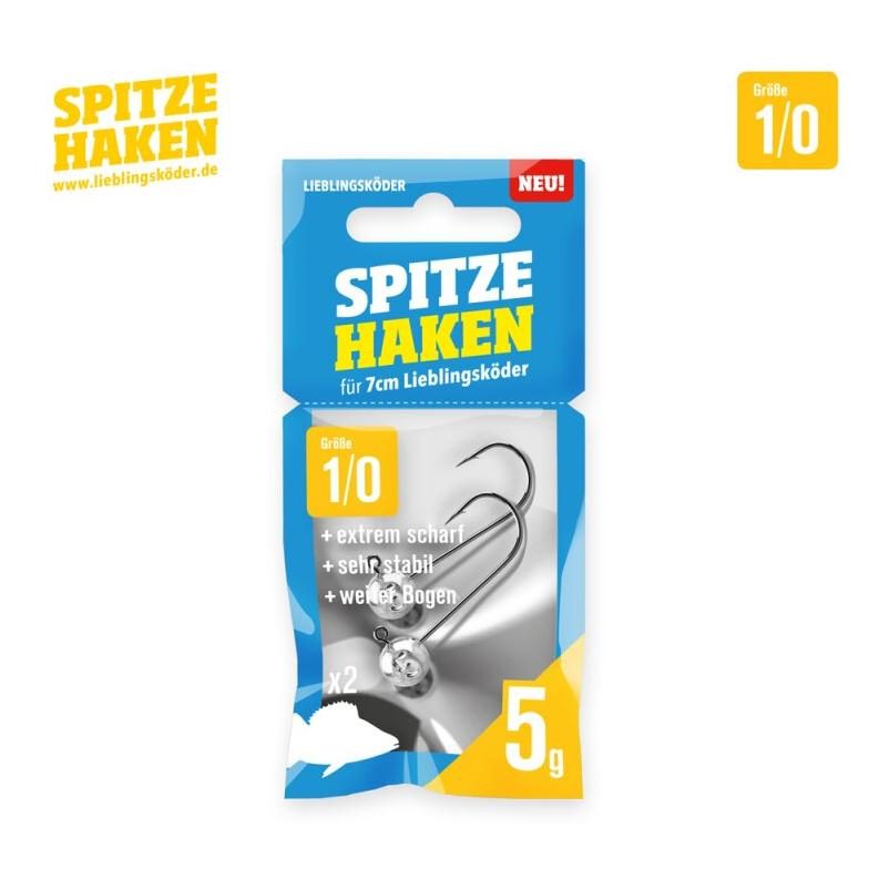 Lieblingsköder Spitze Haken Gr.1/0 2Stk. - Jigkopf