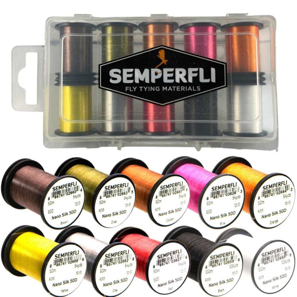 Semperfli Nano Silk Collection Box - Bindefaden