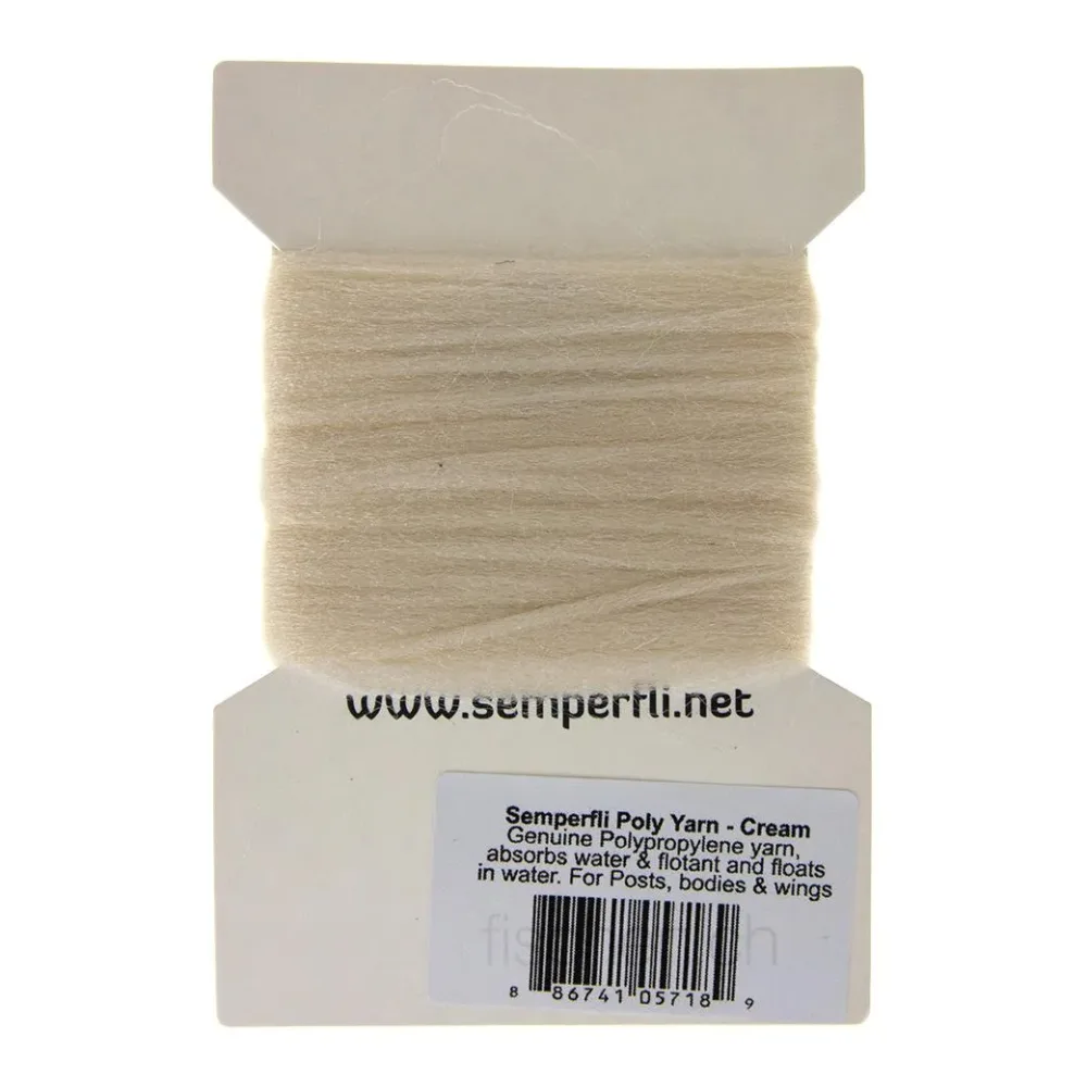 Semperfli Poly-Yarn - Cream