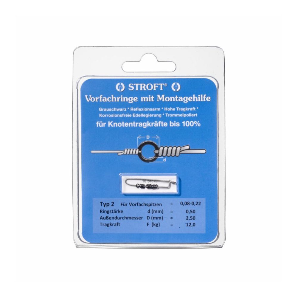 Stroft Vorfachringe mit Montagehilfe