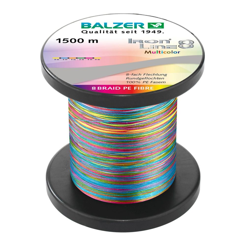Balzer Iron Line 8x multicolor - alle 5m - Meterpreis