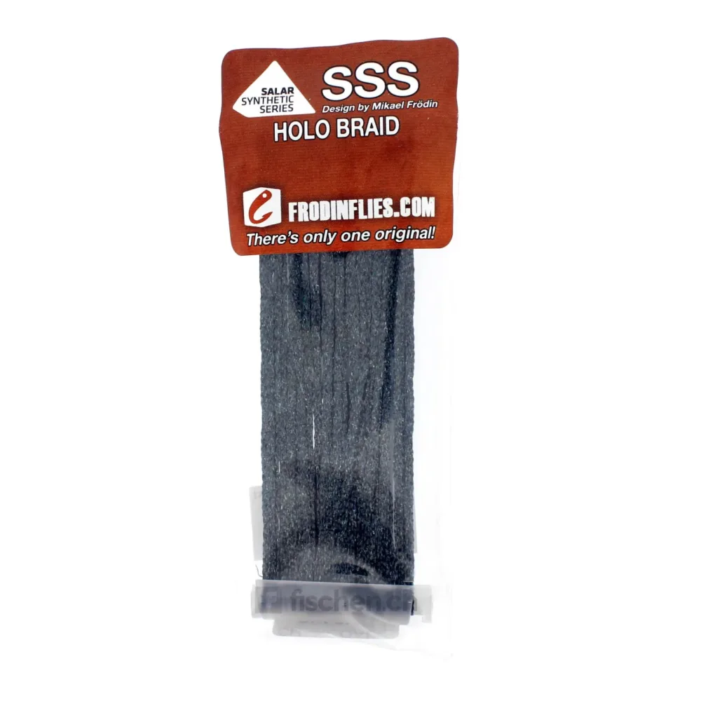 Frödinflies SSS Holo Braid - charcoal black