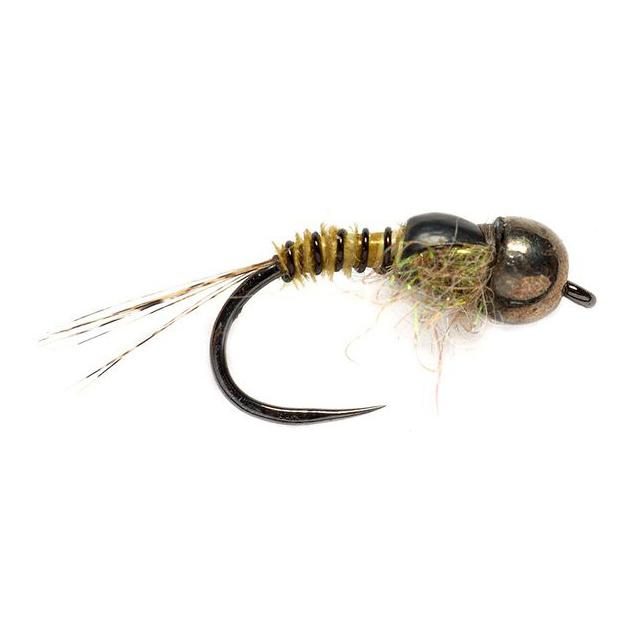 Fulling Mill Biot Quill Olive/Schwarz Tungsten o.W. - Nymphe