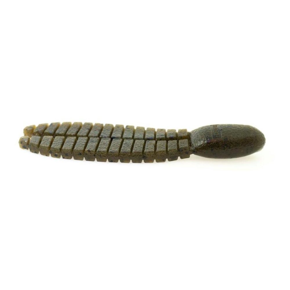 Keitech Flex Chunk Medium Green Pumpkin PP - Gummiköder