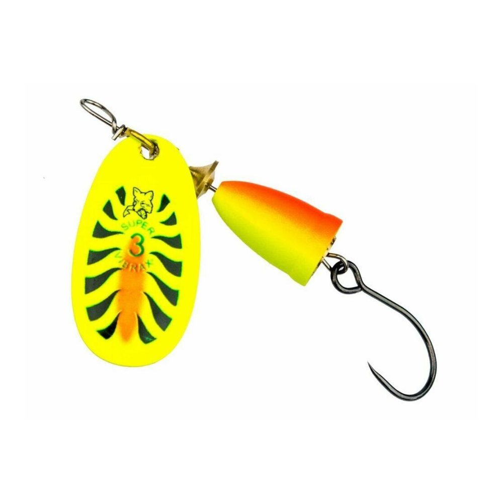 Blue Fox Vibrax Fluorescent Barbless - Spinner