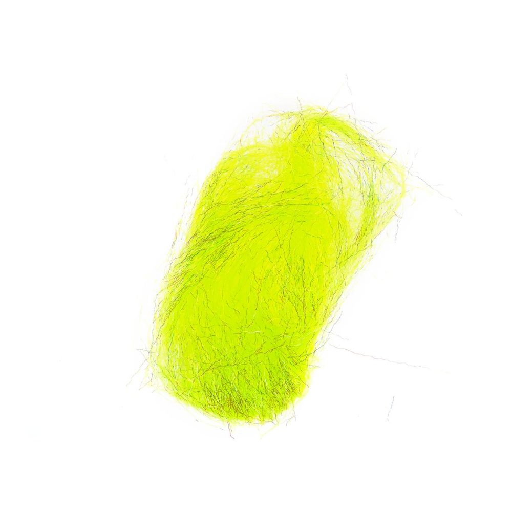 Hareline Dubbin Ripple Ice Fiber - Fl. Yellow