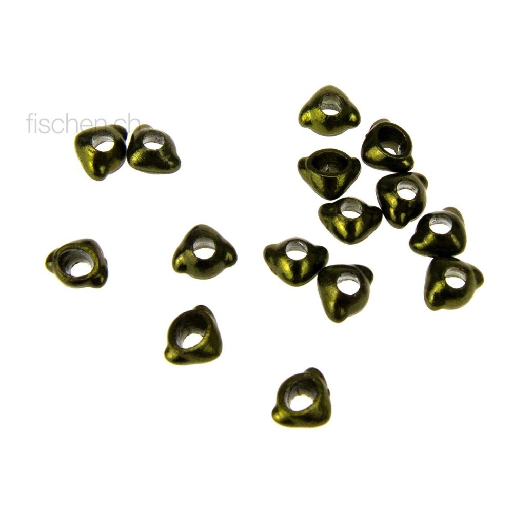 Hareline Dubbin Nymph Head Mayfly Swimmer & Burrower - Olive - Tungstenköpfe