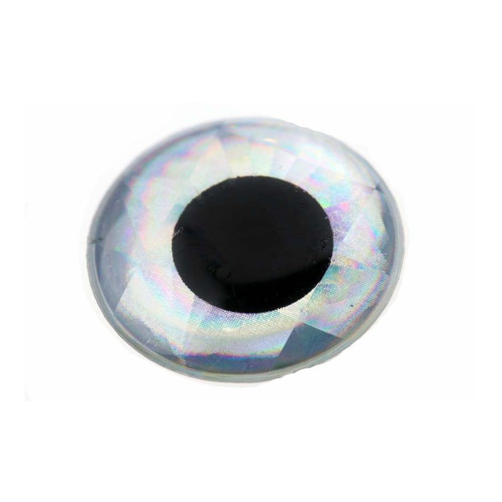 The Fly Co. 3D Epoxy Eyes Holo Silver - Augen