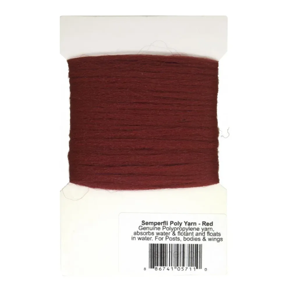 Semperfli Poly-Yarn - Red