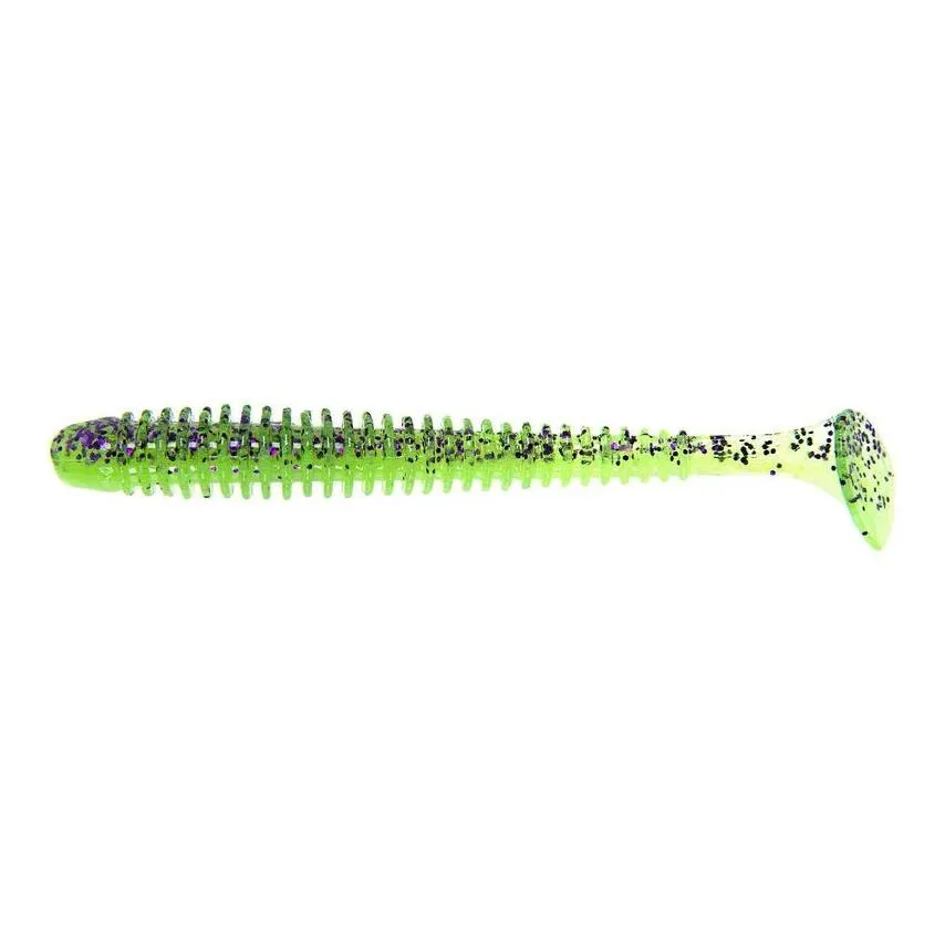 Keitech Swing Impact Purple Chartreuse (BA-Edition) - Gummiköder