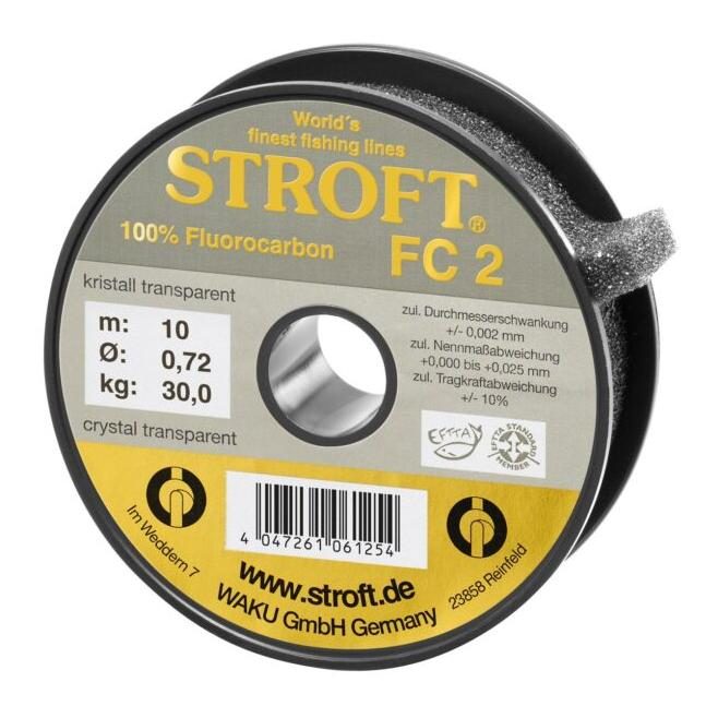 Stroft FC2 10m - Raubfisch Fluorocarbonvorfach
