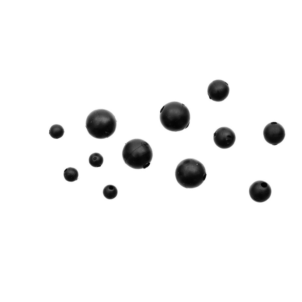 Stucki Fishing Gummiperlen Soft Black