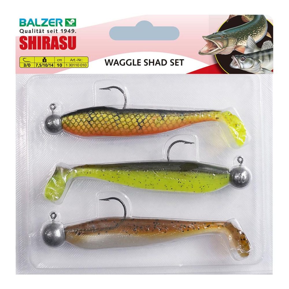 Balzer Waggle Shad Set - Gummiköder