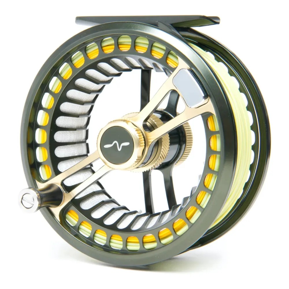 Guideline Fario LW Dark Grey Green/Gold - Fliegenrolle
