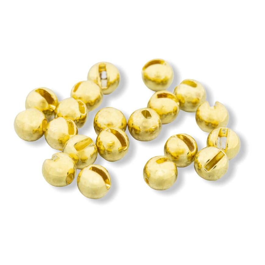 54 Dean Street Tungsten Bead Slotted Gold - Tungstenkopf