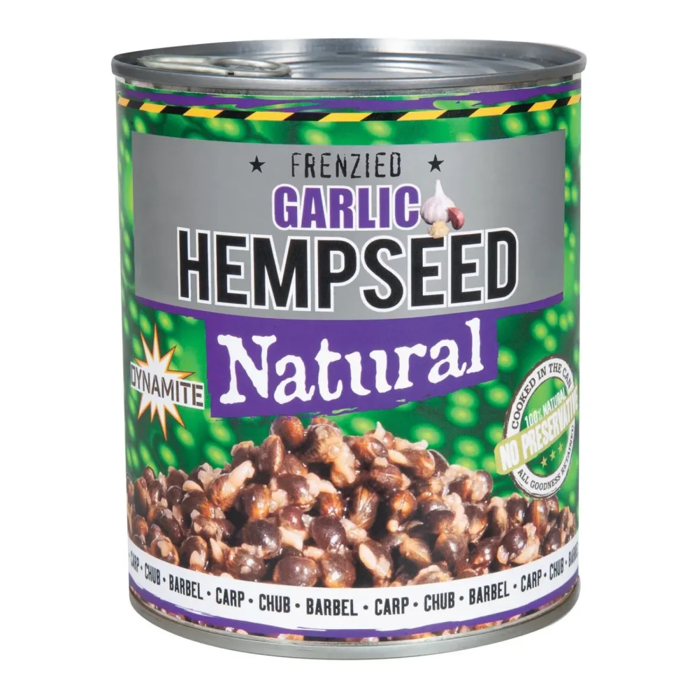Dynamite Baits Garlic Frenzied Hempseed - Partikel Futter