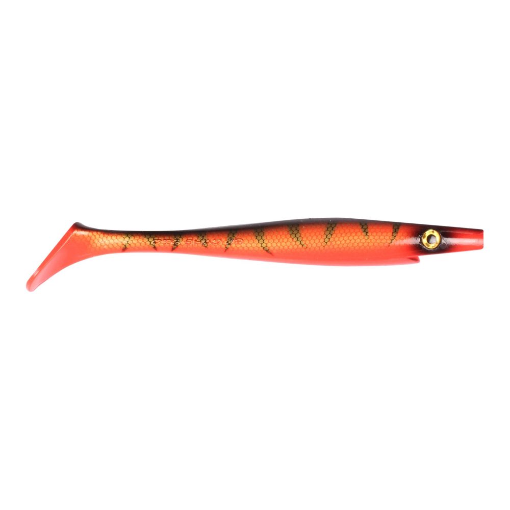 Strike Pro Pig Shad Jr Red Tiger 2Stk. - Gummiköder